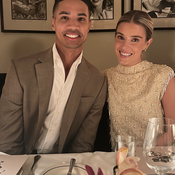 Vintage beaded bridal set - Picture 3 of 6